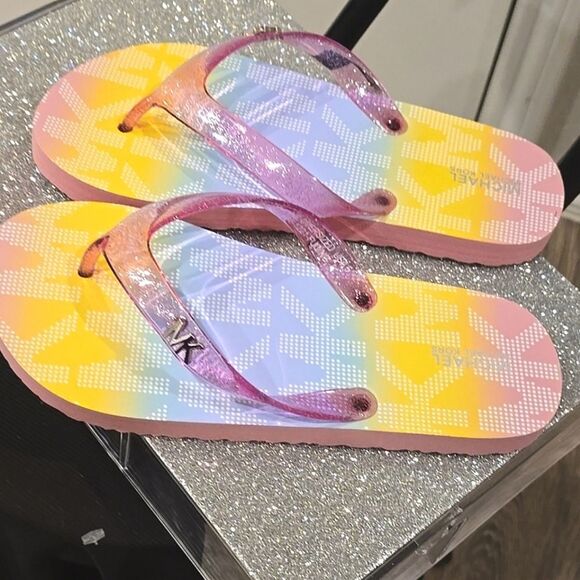 Michael Kors Endine Thong Sandals- Watercolor - Picture 8 of 8